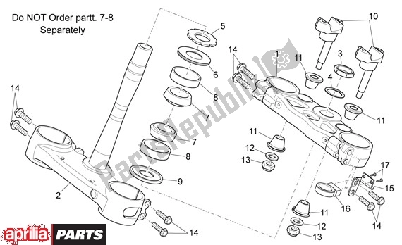 Wszystkie części do Tstuk Kroonplaat Aprilia Rxv-sxv 22 450 2006