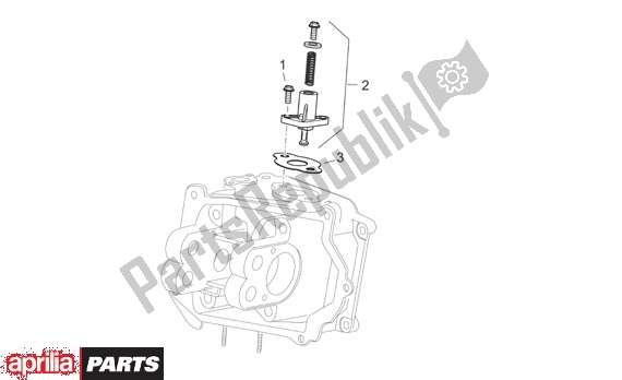 Wszystkie części do Kettingspanner Aprilia Scarabeo 125-250 660 2004 - 2006