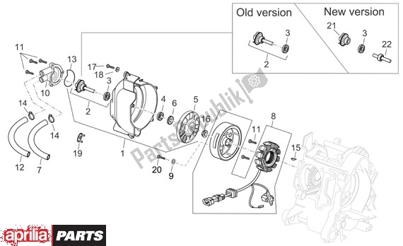 Todas las partes para Encendido de Aprilia Scarabeo 125-250 660 2004 - 2006