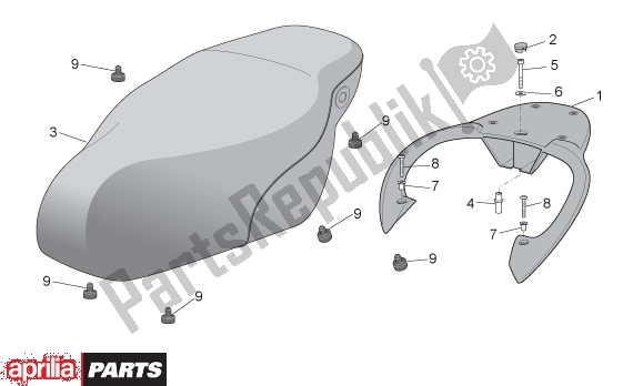 Wszystkie części do Buddyseat Aprilia Scarabeo 4T 4V NET 65 50 2009