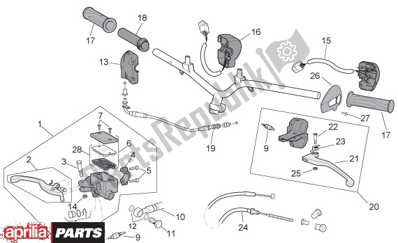 All parts for the Schakelingen of the Aprilia Scarabeo 4T 4V NET 65 50 2009