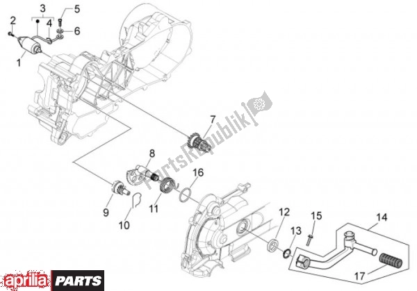 Wszystkie części do Rozrusznik Aprilia Scarabeo 4T 4V NET 73 50 2010