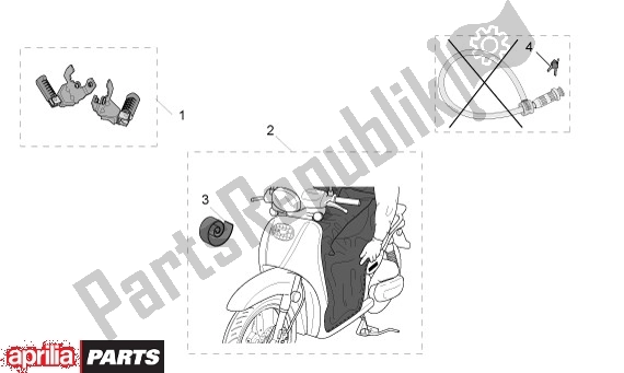 Todas las partes para Algemeen de Aprilia Scarabeo 4T 565 50 2002 - 2006