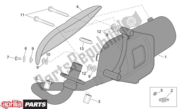 Todas las partes para Cansada de Aprilia Scarabeo 4T 565 50 2002 - 2006