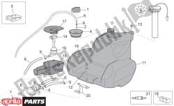 asiento del tanque de combustible