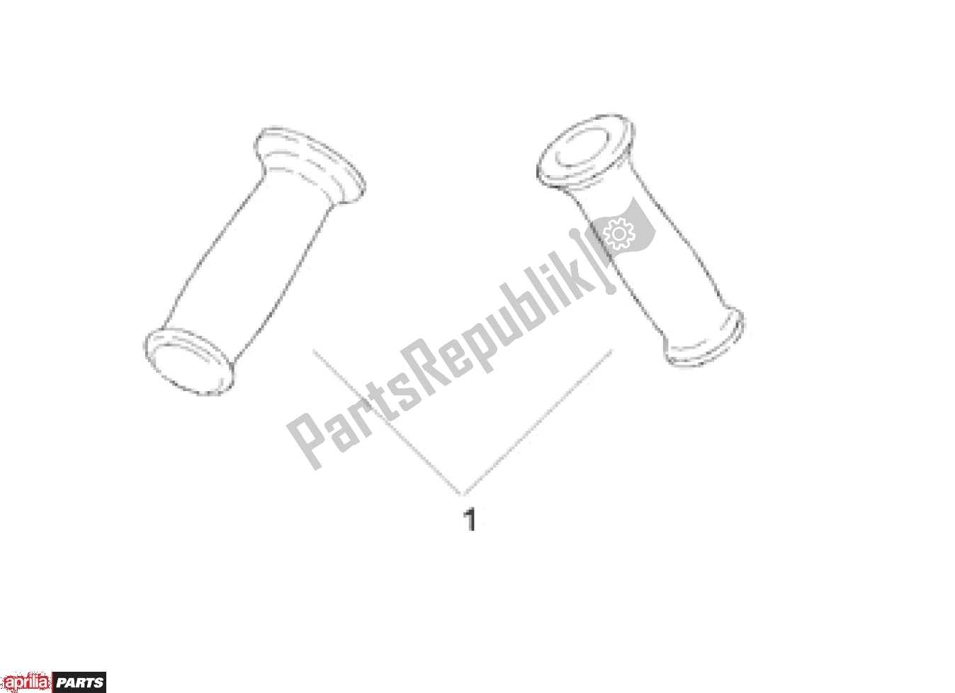 Alle Teile für das Handgrip des Aprilia Scarabeo 507 1993 - 1997