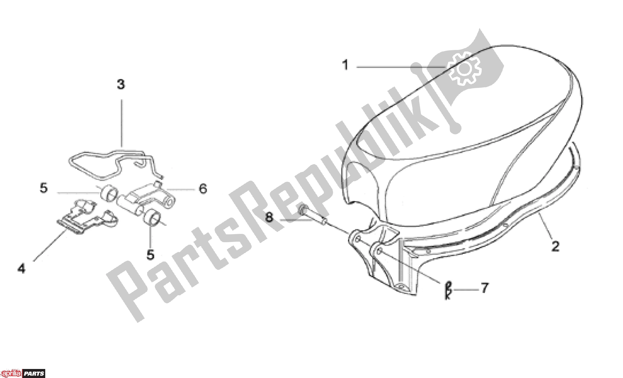 Wszystkie części do Seat Aprilia Scarabeo 507 1993 - 1997