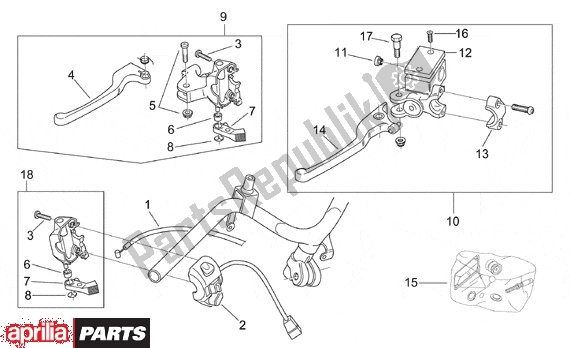 All parts for the Schakelingen Links of the Aprilia Scarabeo 7 50 1998