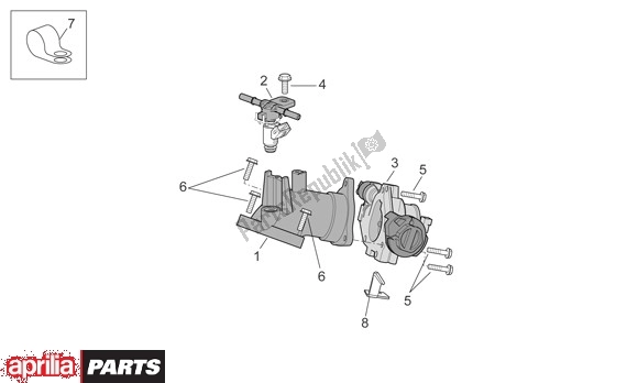 Toutes les pièces pour le Smoorklephuis du Aprilia Scarabeo 681 500 2003 - 2006