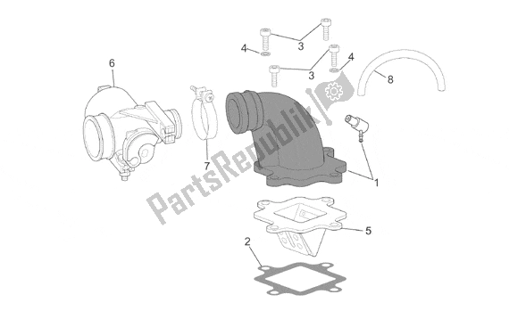 Toutes les pièces pour le Fuel Supply du Aprilia Scarabeo Ditech 560 50 2001 - 2004