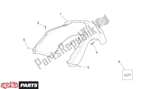 Todas as partes de Zijbeplating do Aprilia Scarabeo EU3 34 125 2006 - 2007