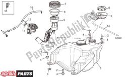 asiento del tanque de combustible