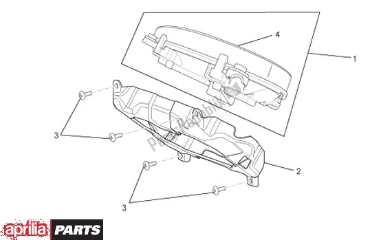 Todas las partes para Tablero De Instrumentos de Aprilia Scarabeo IE 125 / 200 81 2011