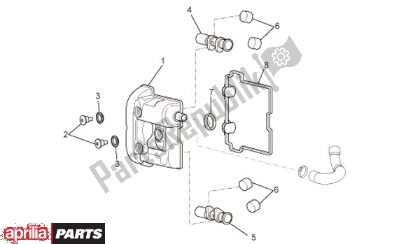 All parts for the Camshaft of the Aprilia Scarabeo IE 125 / 200 81 2011