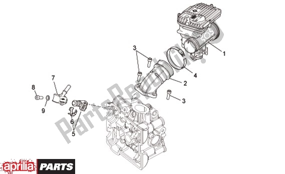 Todas as partes de Smoorklephuis do Aprilia Scarabeo IE 125 / 200 81 2011