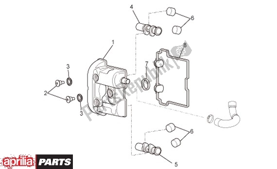 All parts for the Camshaft of the Aprilia Scarabeo IE Light 54 125 2009 - 2010