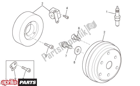 Toutes les pièces pour le Allumage du Aprilia Scarabeo IE Light 54 125 2009 - 2010