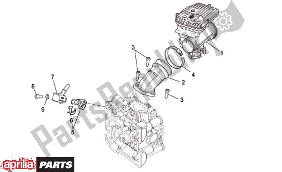 Alle Teile für das Smoorklephuis des Aprilia Scarabeo IE Light 54 125 2009 - 2010