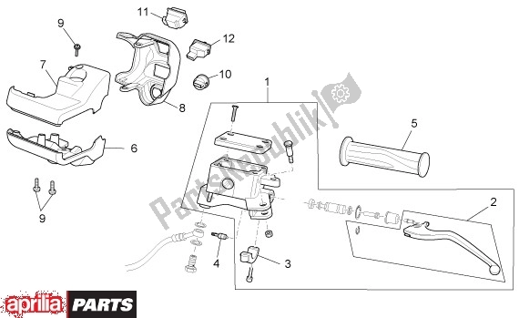 All parts for the Schakelingen Links of the Aprilia Scarabeo Light 35 125 2007 - 2008