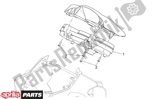 Todas las partes para Tacómetro de Aprilia Scarabeo Light 52 300 2009 - 2010