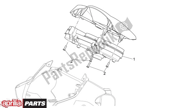 Todas as partes de Painel De Instrumentos do Aprilia Scarabeo Light 400-500 24 2006 - 2007