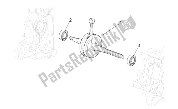 Toutes les pièces pour le Vilebrequin du Aprilia Scarabeo Qauttro 53 50 2009