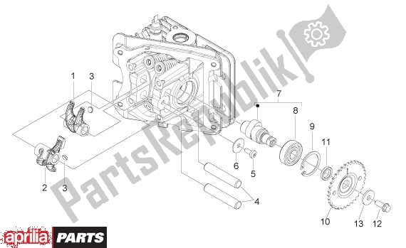 Tutte le parti per il Tuimelaars Nokkenas del Aprilia Scarabeo Qauttro 53 50 2009