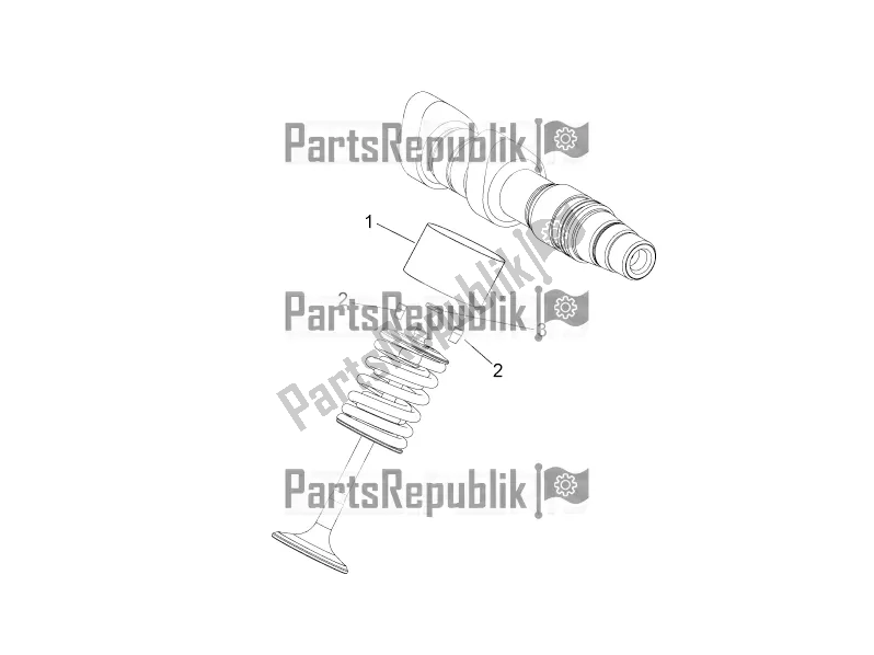 All parts for the Valves Pads of the Aprilia Shiver 750 GT 2016