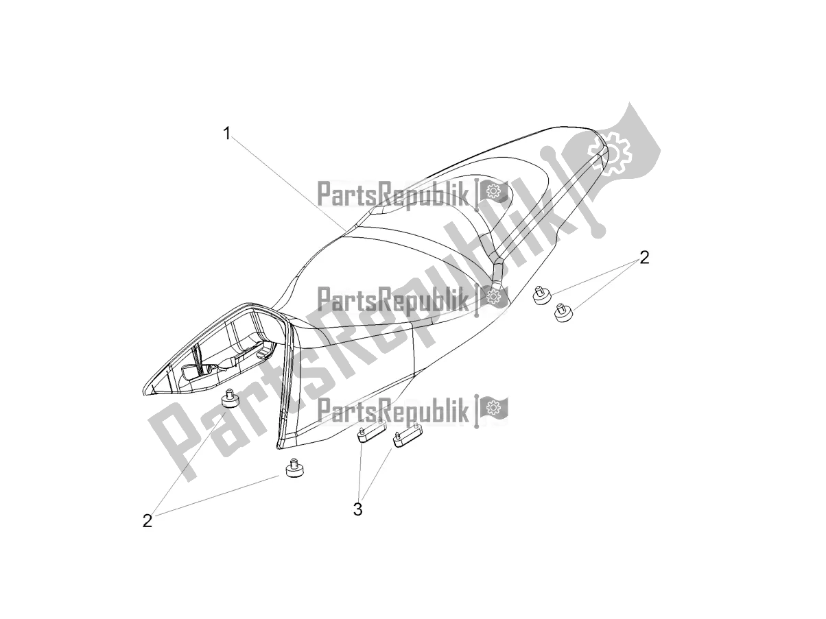 Toutes les pièces pour le Selle du Aprilia Shiver 900 2018