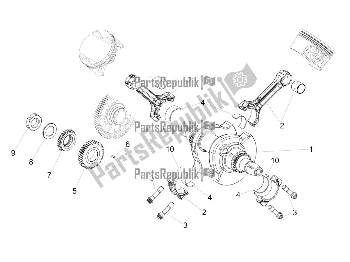 Toutes les pièces pour le Arbre De Transmission du Aprilia Shiver 900 2019