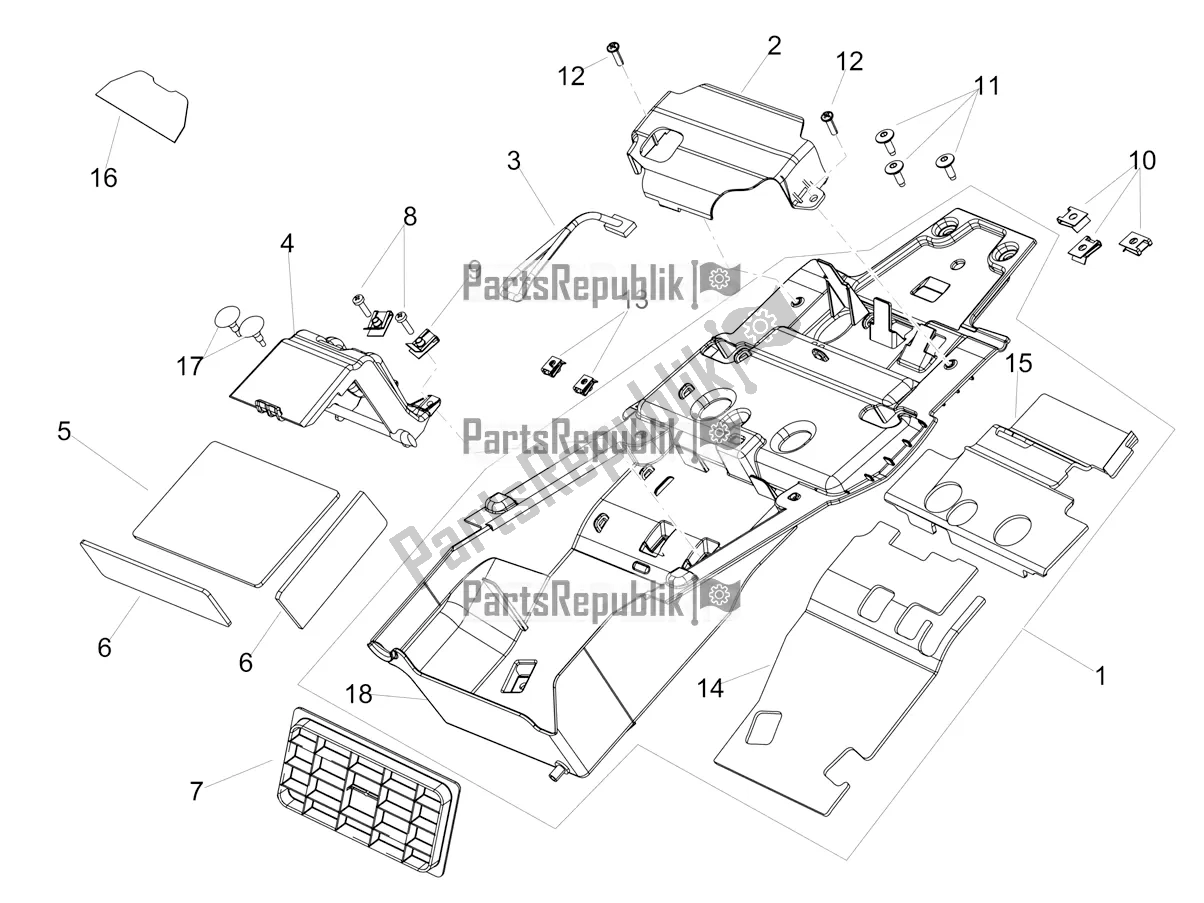 Toutes les pièces pour le Compartiment De Selle du Aprilia Shiver 900 ABS 2021