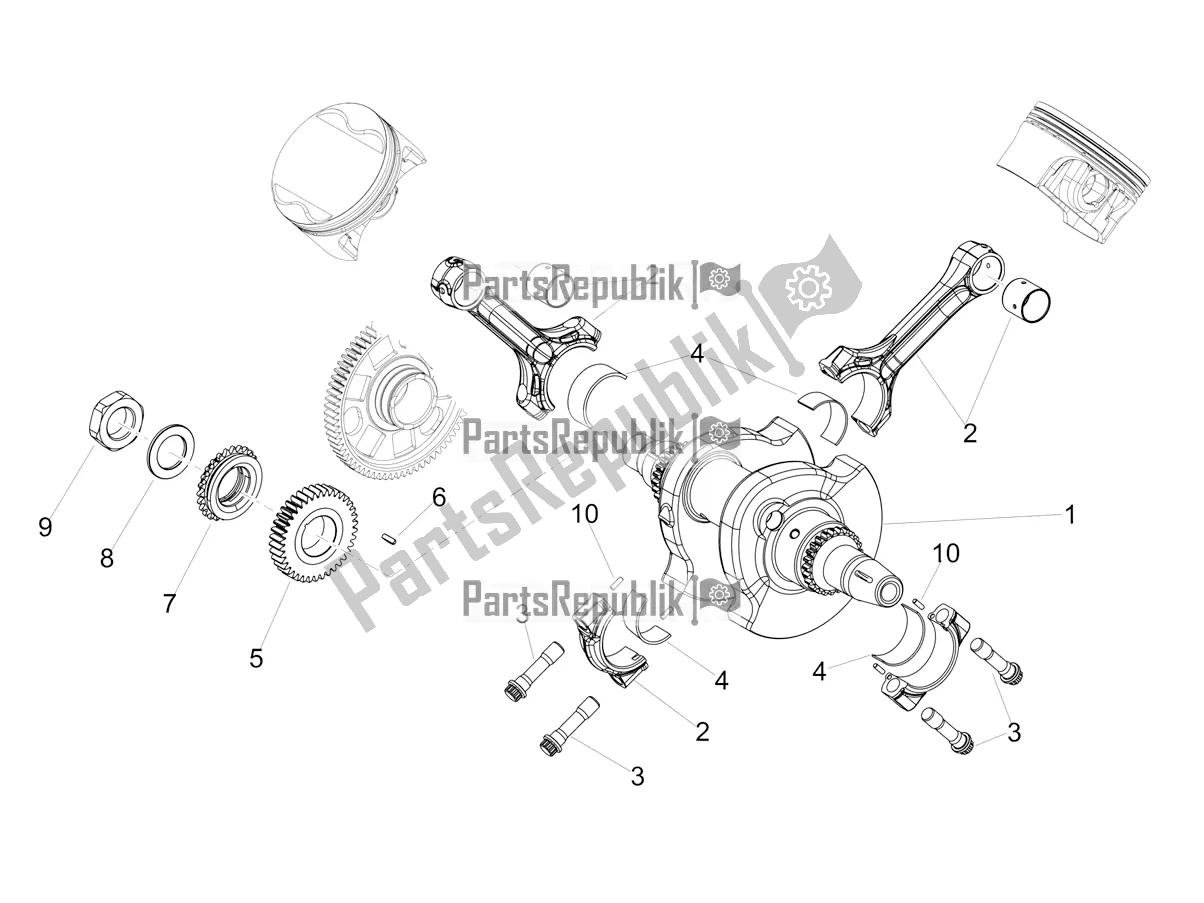 Tutte le parti per il Albero Di Trasmissione del Aprilia Shiver 900 ABS 2022