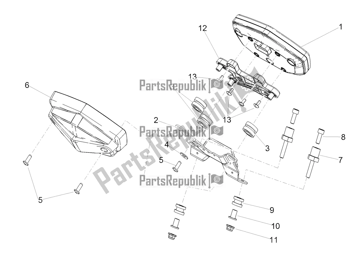 Todas las partes para Instrumentos de Aprilia Shiver 900 ABS 2022