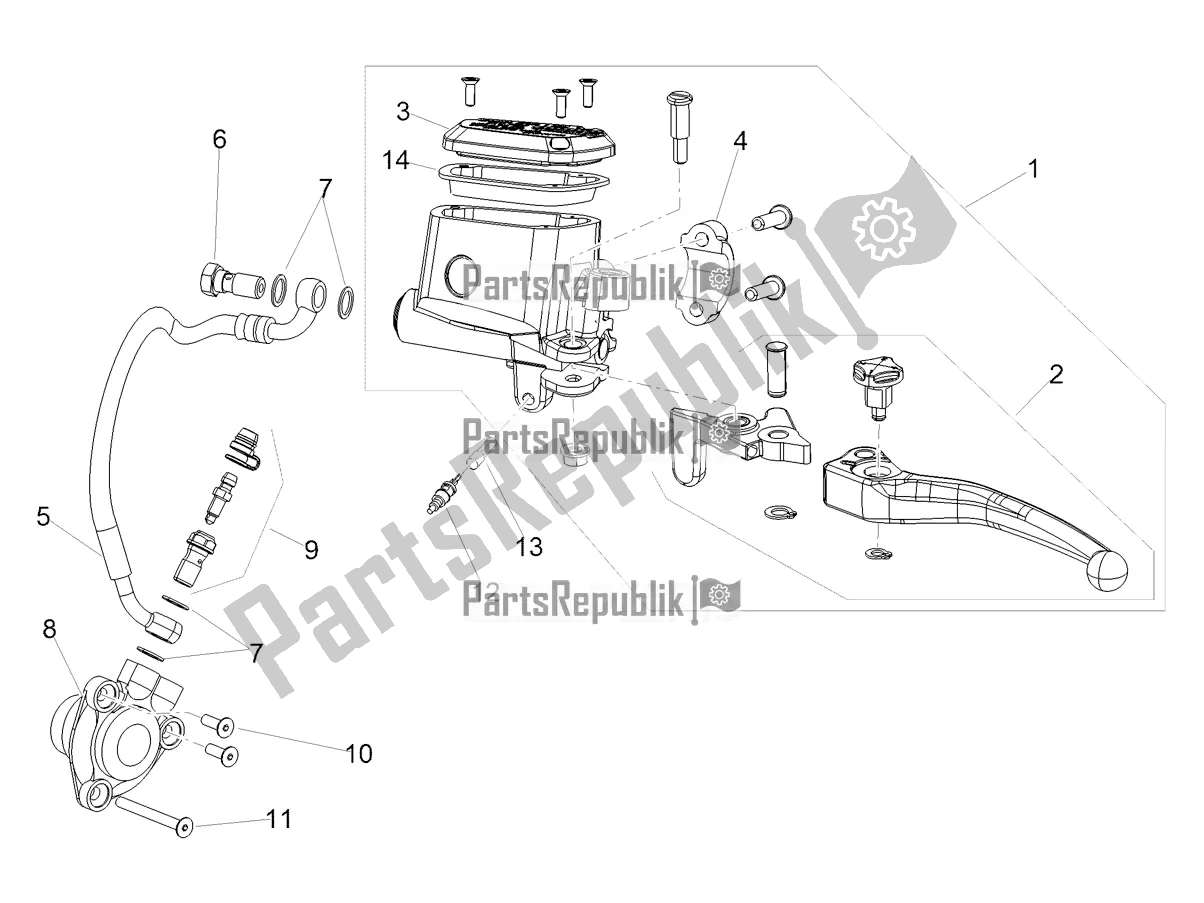 Toutes les pièces pour le Commande D'embrayage du Aprilia Shiver 900 ABS Apac 2019