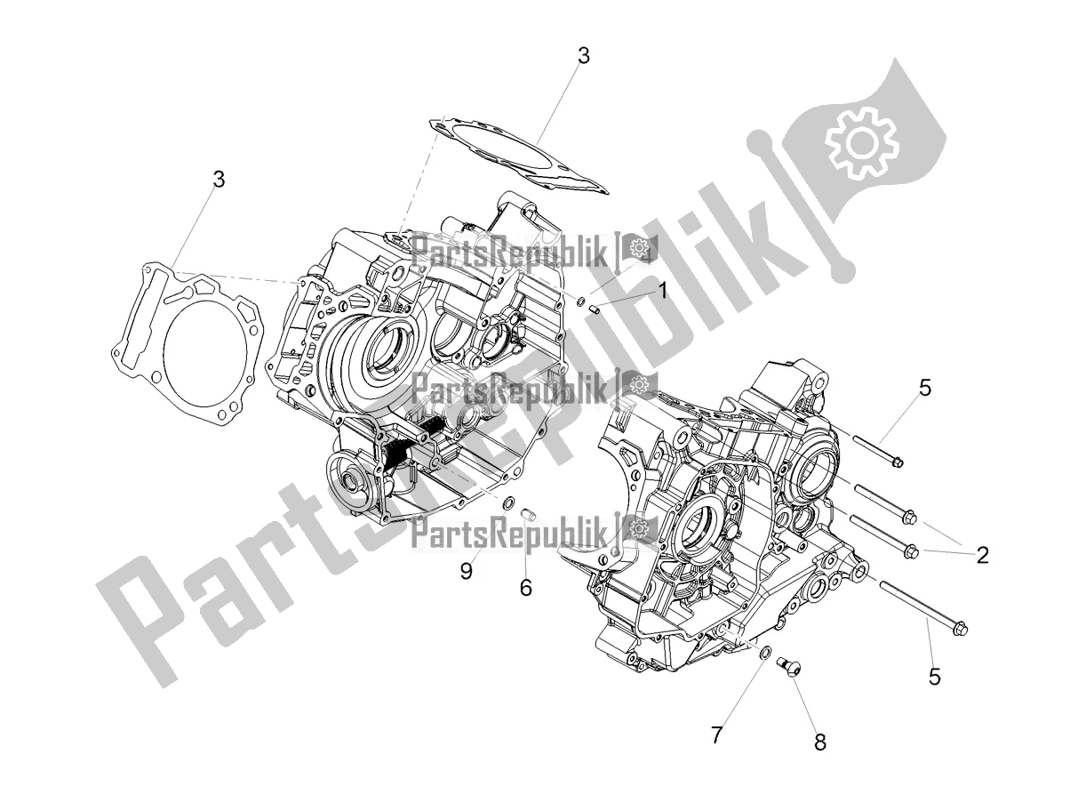 Toutes les pièces pour le Carters I du Aprilia Shiver 900 ABS Apac 2019