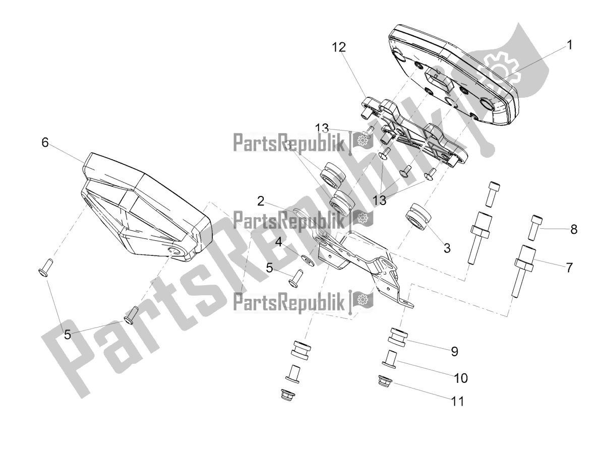 Toutes les pièces pour le Instruments du Aprilia Shiver 900 ABS Apac 2019