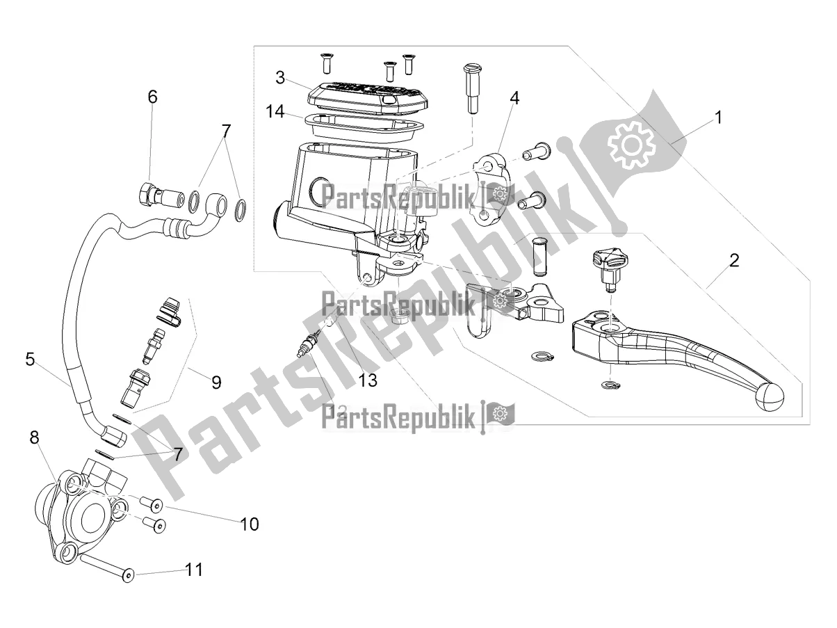 Toutes les pièces pour le Commande D'embrayage du Aprilia Shiver 900 ABS Apac 2020