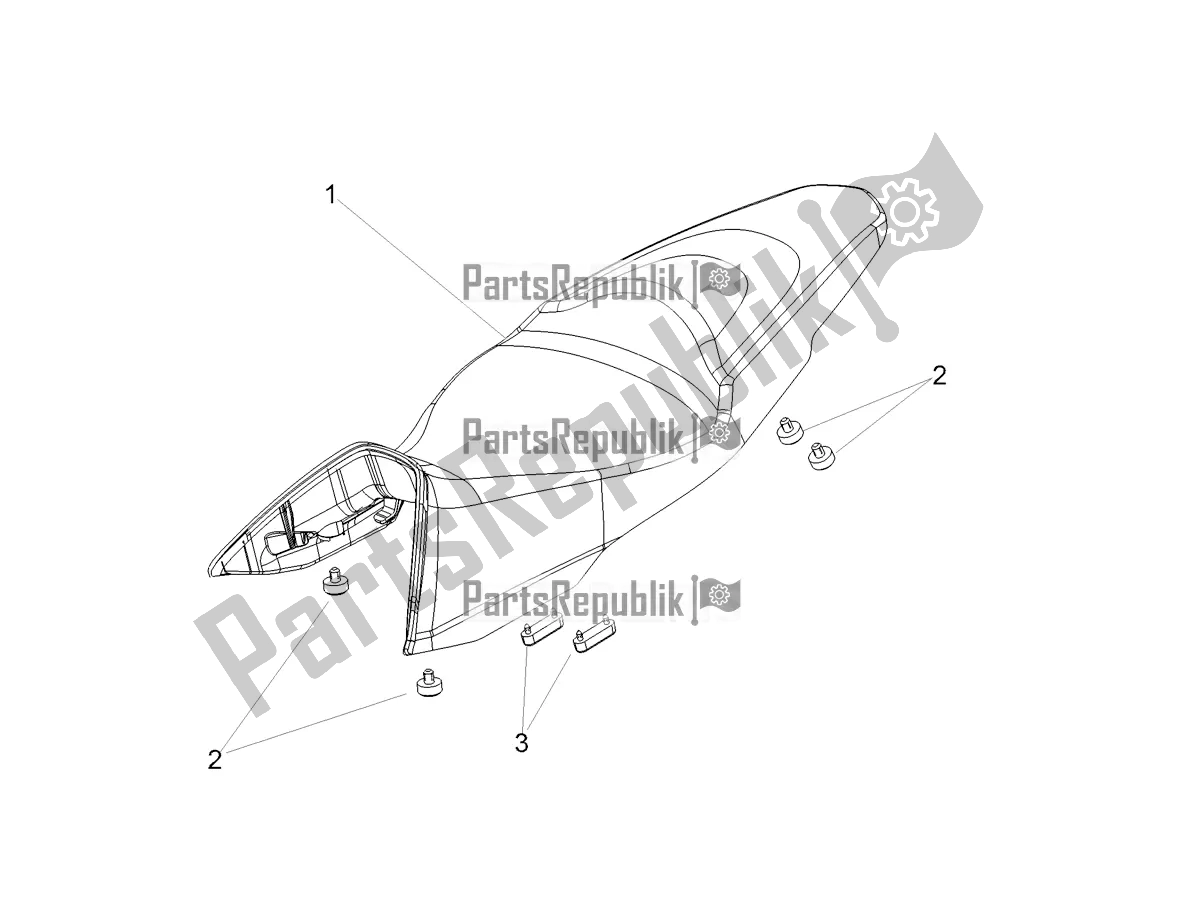 Toutes les pièces pour le Selle du Aprilia Shiver 900 ABS Apac 2021