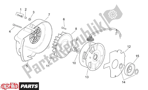 Todas las partes para Flywheel de Aprilia Sonic 50 Aircooled 530 1998 - 2007