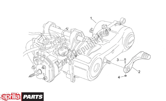 All parts for the Engine of the Aprilia Sonic GP Liquid Cooled 531 50 1998 - 2005