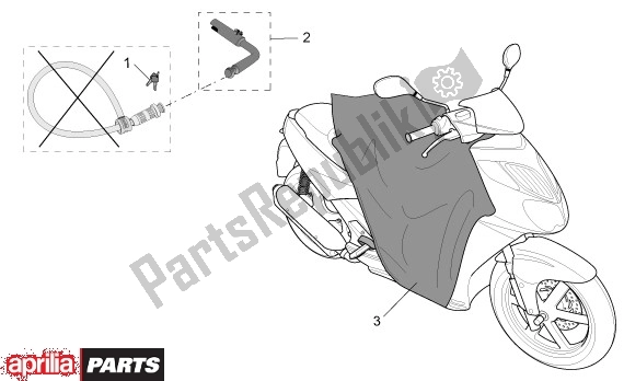 Alle onderdelen voor de Algemeen van de Aprilia Sport City 125-200 671 2004 - 2006