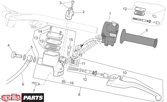 Toutes les pièces pour le Schakelingen Links du Aprilia Sport City 125-200 671 2004 - 2006