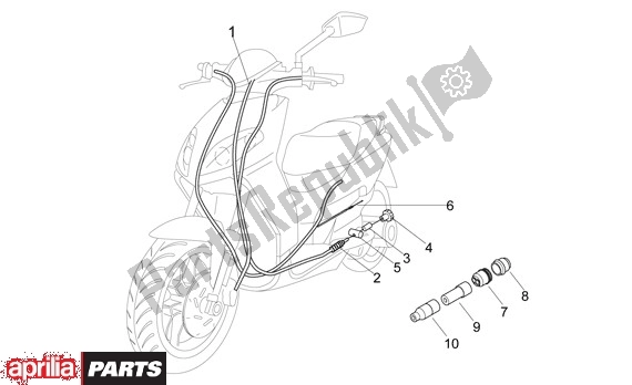 Todas las partes para Cables de Aprilia Sport City 50 4T 48 2008 - 2010