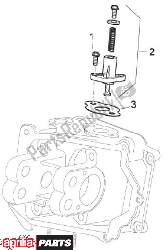 Tutte le parti per il Kettingspanner del Aprilia Sport City Cube 45 125 2008 - 2010