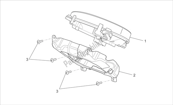 Todas as partes de Painel De Instrumentos do Aprilia Sport City Cube 44 250 2008 - 2010