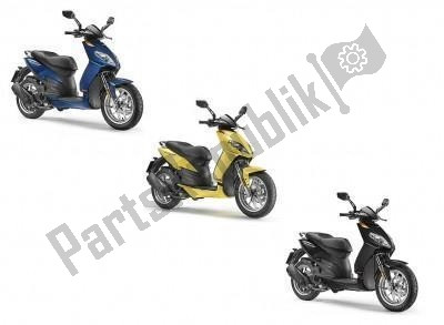 All parts for the Wind Screen of the Aprilia Sport City ONE 4T Euro3 42 125 2008 - 2010