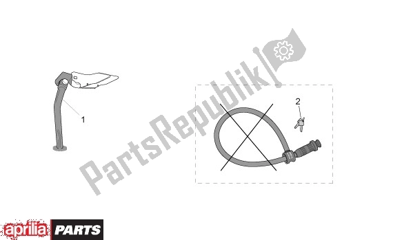 Todas as partes de Algemeen do Aprilia SR 125-150 670 1999 - 2001