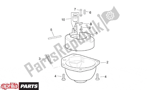 All parts for the Carburateurcomponenten Mikuni of the Aprilia SR 125-150 670 1999 - 2001