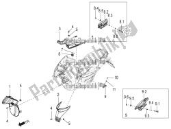 Central cover - Footrests