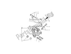 Front brake piping-front brake caliper